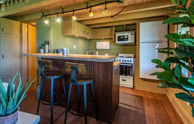 The cabin kitchen