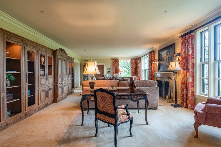 A living room in the Estate House